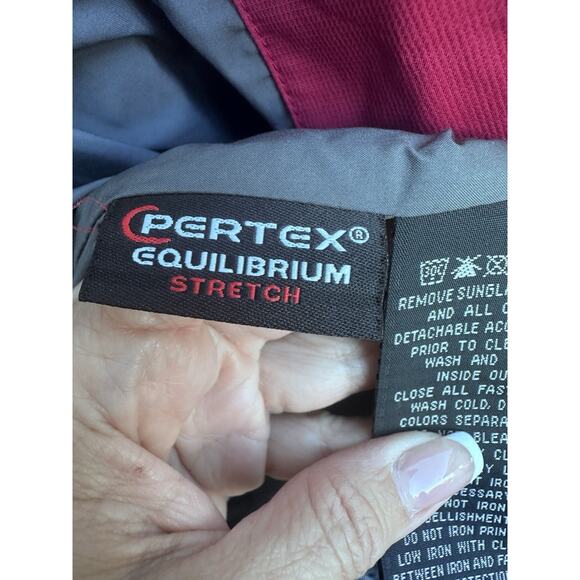 Victorinox Packable Jacket Men 2XL Hood Water Wind Resistant Red Hiking Outdoors - Picture 9 of 16